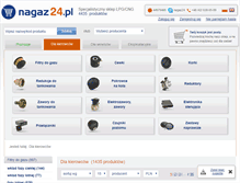 Tablet Screenshot of nagaz24.pl